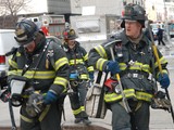 Firefighter injured in courthouse fire(DNAinfo/Shayna Jacobs)