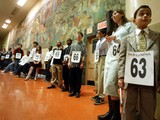 spelling bee contestants in 2005(AP Photo/Mary Altaffer)