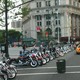 motorcycles parked downtown after Garlic Run(bklynhog.com)