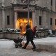 NYSE Soldiers on Despite Blizzard-like Conditions on Wall Street(Josh Williams/DNAinfo)