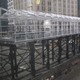 Liberty Bridge Pedestrian Bridge Extension Construction Underway(DNAinfo/ Josh Williams)