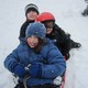 Manhattanites Hit the Snow-Covered Hills in Central Park(Nicole Breskin/DNAinfo)