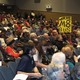 Save the M8 Bus Sign at MTA Public Hearing(DNAinfo/Gabriela Resto-Montero)