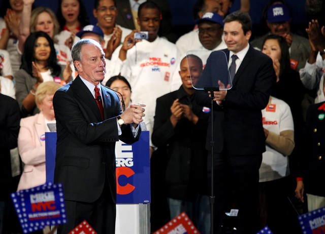 $100 Million Poorer, Mayor Michael Bloomberg Wins a Third Term by Five Points