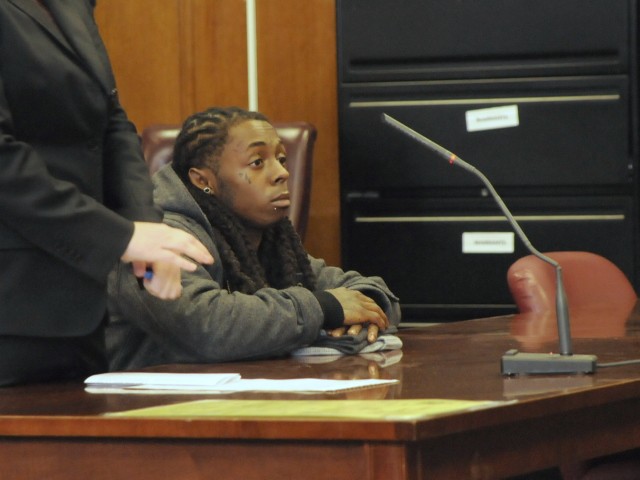 Lil Wayne at Sentencing