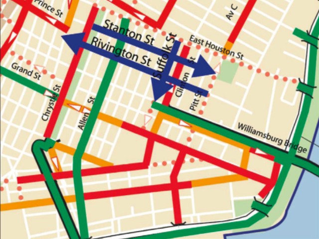 No Bike Lanes For Delancey, DOT Proposes Alternative Path To WilliamsBurg Bridge