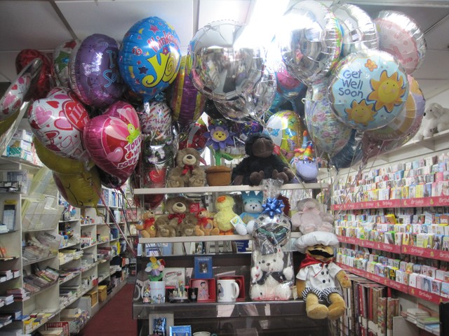 Sales of balloons, cards and stuffed animals are down at Paper Works since St. Vincent's closed in April.