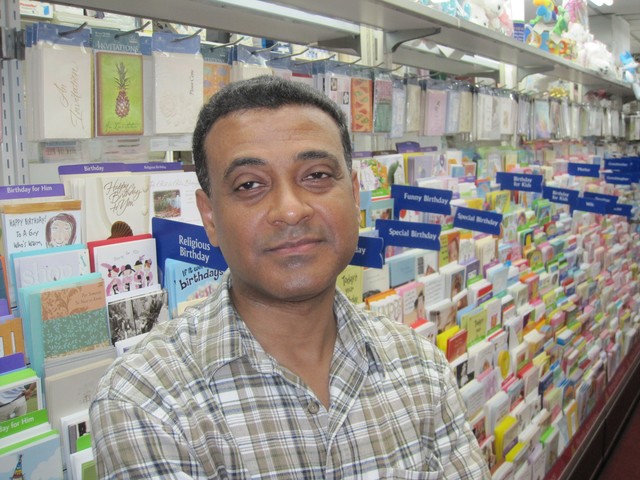 Mike Messud, 40, supports his family with the salary he makes at Paper Works.