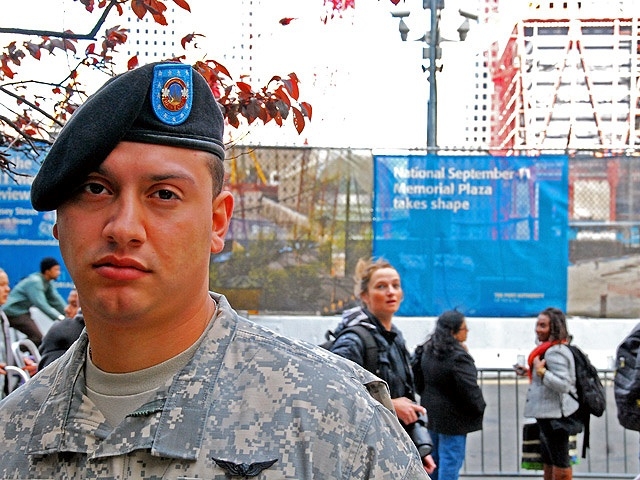 Christopher Zayas remembered watching 9/11 as a 13 year old.  He felt the need to come to Ground Zero to get a level of closure.