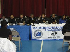 City Authorities Hold Forum on Immigrants' Rights at the Children's Aid Society in East Harlem