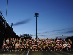 The goup photo after the match