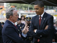 Mayor Bloomberg Joins President Obama for 18 Holes, and Brief Economic Talk