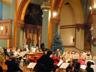 Empire State Sinfonia in action at the Church of St. Paul The Apostle on West 59th Street and Columbus Avenue.