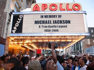 Members of the dance group Rythem City perform during Amateur Night at The Apollo Theater on July 1, 2009.