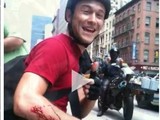 Actor Joseph Gordon-Levitt Crashes Through Back of Cab While Filming New Movie(Joseph Gordon-Levitt)