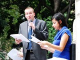 Proposition 8 On Trial in Washington Square Park.