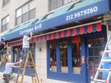 Worker Shocked While Removing Awning at Upper East Side Restaurant(DNAinfo/Gabriela Resto-Montero)