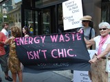 Pols, Activists Campaign to Keep Store Doors Closed with AC On(DNAinfo/Jennifer Glickel)