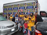 Political Motorcades Hit Broadway for Last Minute Campaigning in Inwood, WaHi