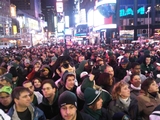 Jets Fans Pack Times Square for Gang Green Rally