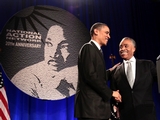 Obama Laughs Off DiNapoli Name Fumble During Midtown Address