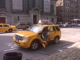 Three Hurt As Taxi Crashes Into Ambulance on UWS