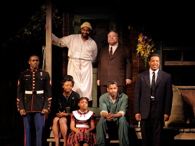 ... Russell Hornsby flanked
