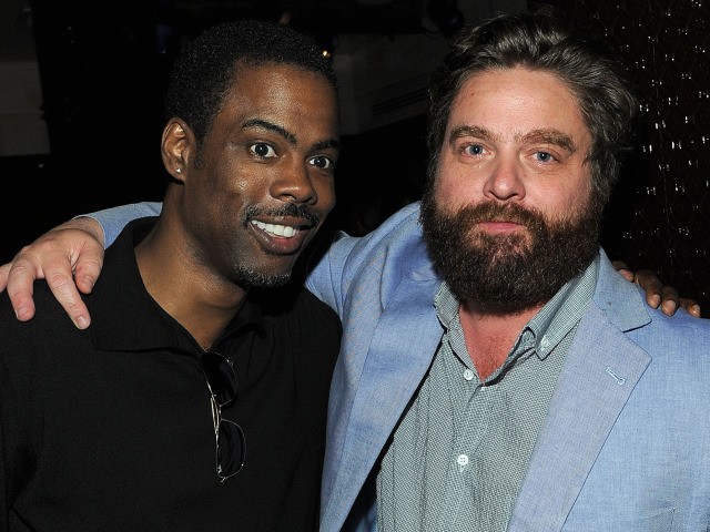Funnymen Chris Rock and Zach Galifianakis channeled their serious sides for the premiere of HBO's documentary 