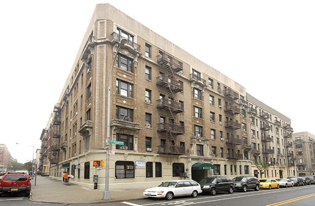 Vantage Building on the corner of 66 Fort Washington Avenue and West 162nd Street, in Washington Heights.