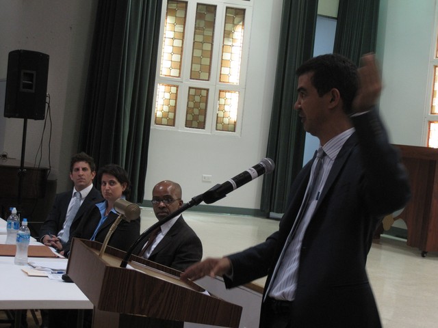 Rodriguez told the crowd in Spanish, 