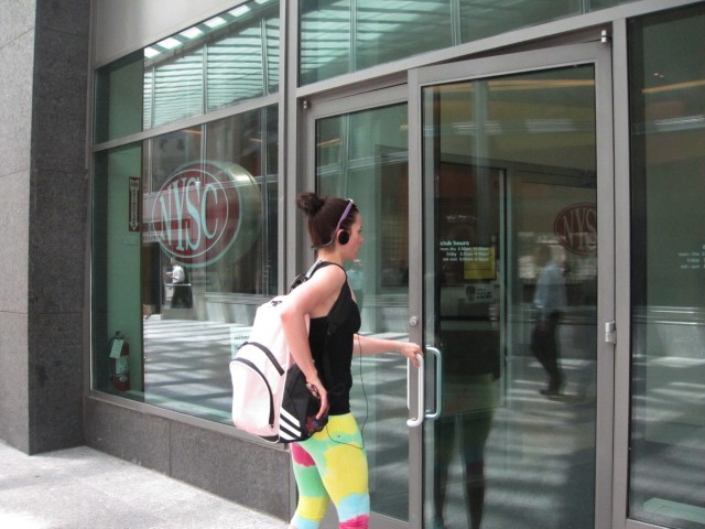 The New York Sports Club is one of several businesses that closed to make way for the renovations.