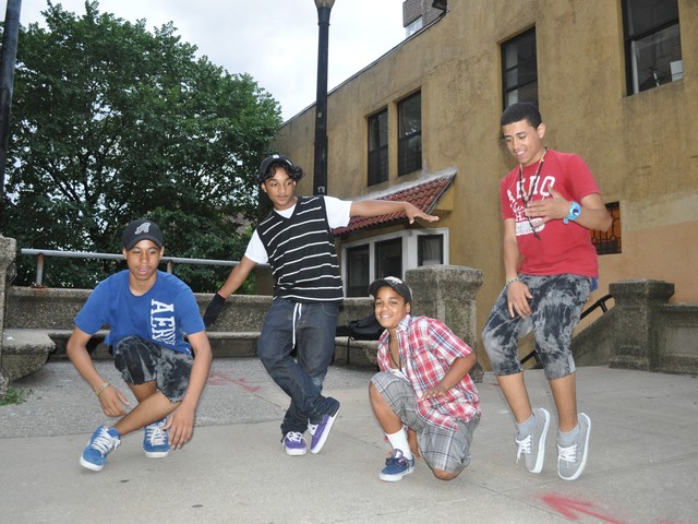 Four friends from Washington Heights and Inwood hope to win a poster contest featuring their version of the dance 