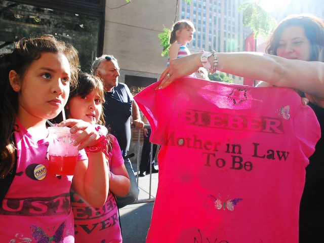 Older fans were just as excited to see the 16-year-old Canadian pop sensation.