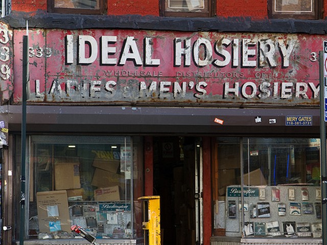Ideal Hosiery at 339 Grand Street on the Lower East Side is Hage's latest project.