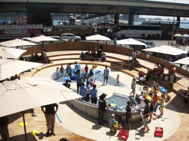 View from the crow's nest, looking south.