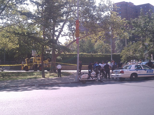 The incident occurred Friday morning at the RFK ramp south of the Triboro Plaza south of 125th Street at Second Avenue.