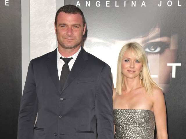 Married actors Naomi Watts and Liev Schreiber attend the premiere of 