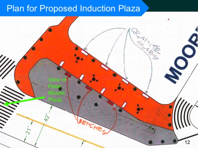 A schematic of the city's plans.