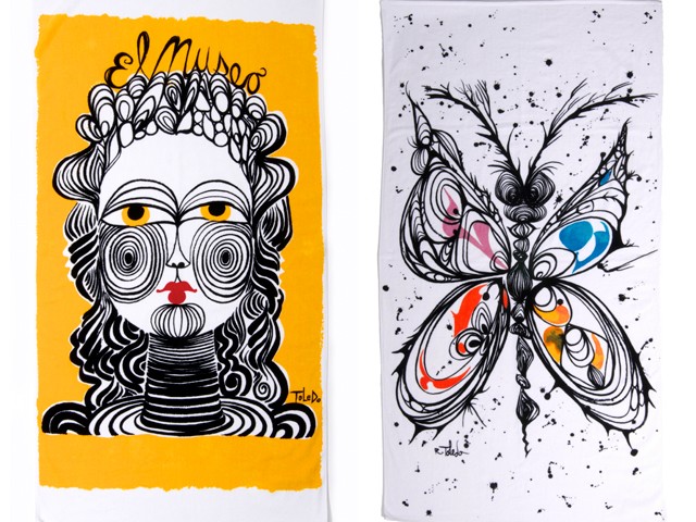Isabel and Ruben Toledo Target Beach Towels