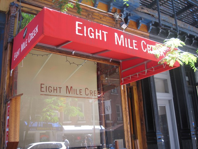 Eight Mile Creek's Mulberry Street storefront.