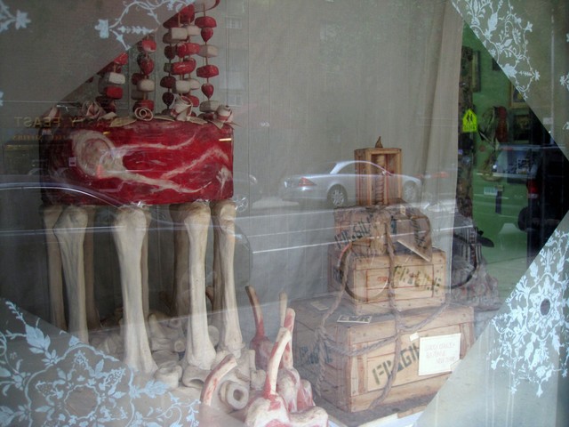 One of their designer cakes may resemble dead animals, but the lack of real raw meat or fish on site eases the inspection process, decorator Jennifer Roach said.