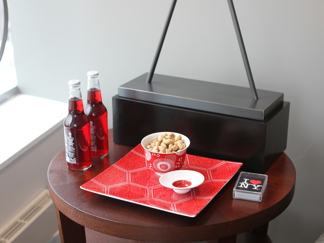 The apartment is carefully detailed with color.