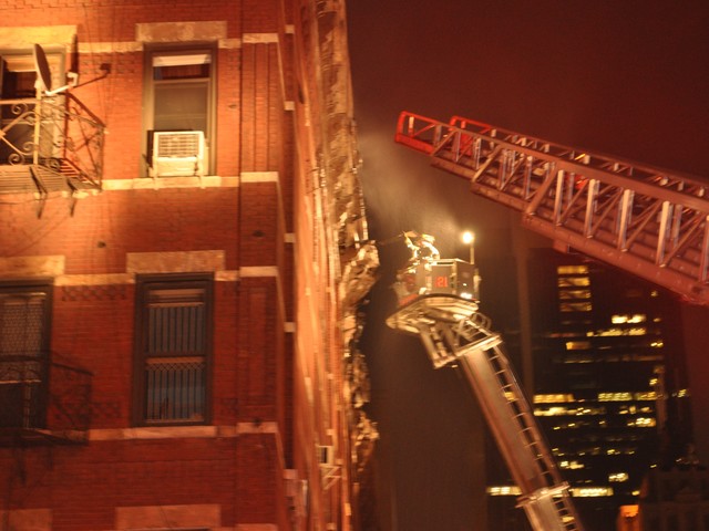 It took firefighters almost two hours to bring the blaze under control.