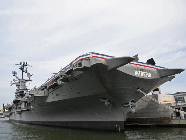 New York officials hope NASA chooses the Intrepid to place one of three space shuttles being decommissioned by early next year.