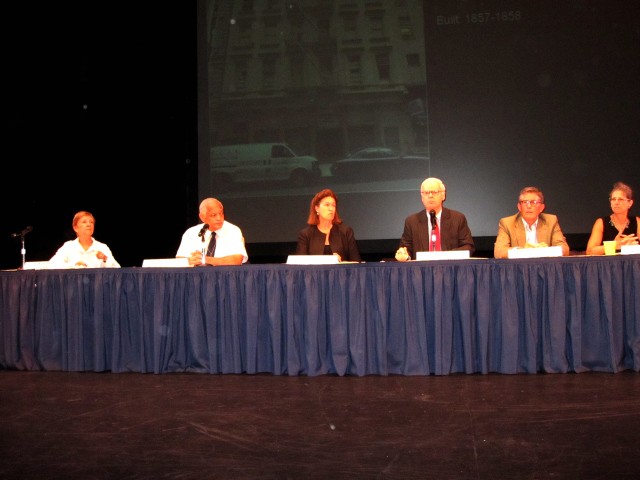 The commissioners unanimously voted that 45-47 Park Place was not worth preserving.