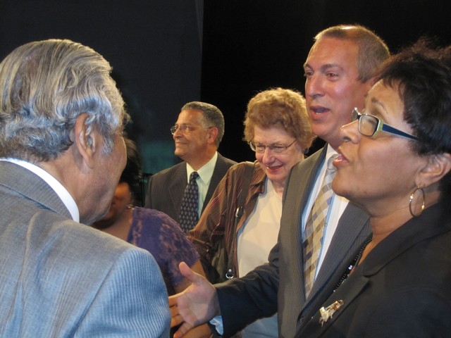 Congressional candidate Adam Clayton Powell IV tells incumbent Charlie Rangel to 