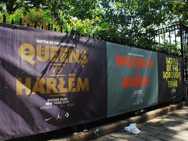 The national teams will face off in Madison Square Garden after holding open air scrimmage sessions on a specially build hardwood court in Harlem's Rucker Park.