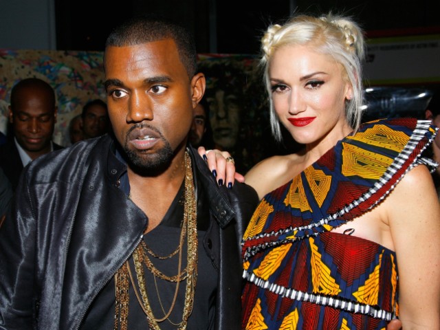 Musical artist Kanye West joined pop star Gwen Stefani at she debuted the Spring 2011 line of her fashion label L.A.M.B. at Mercedes-Benz Fashion Week on Thursday night.