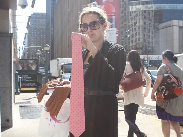 Jenicka spent $465 for the tie, she said.