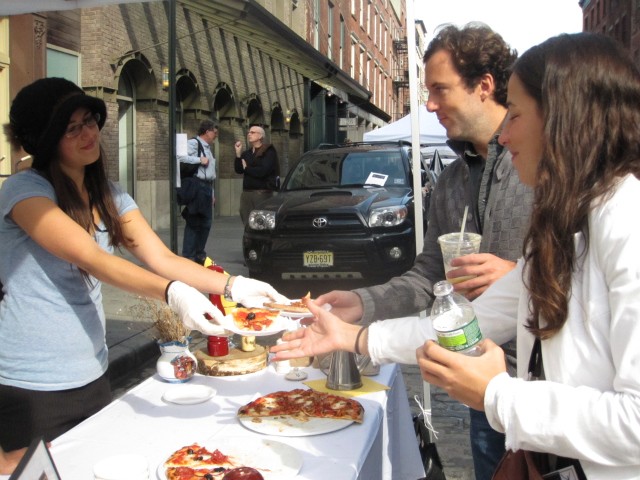 One $30 ticket bought five tastes from local restaurants.